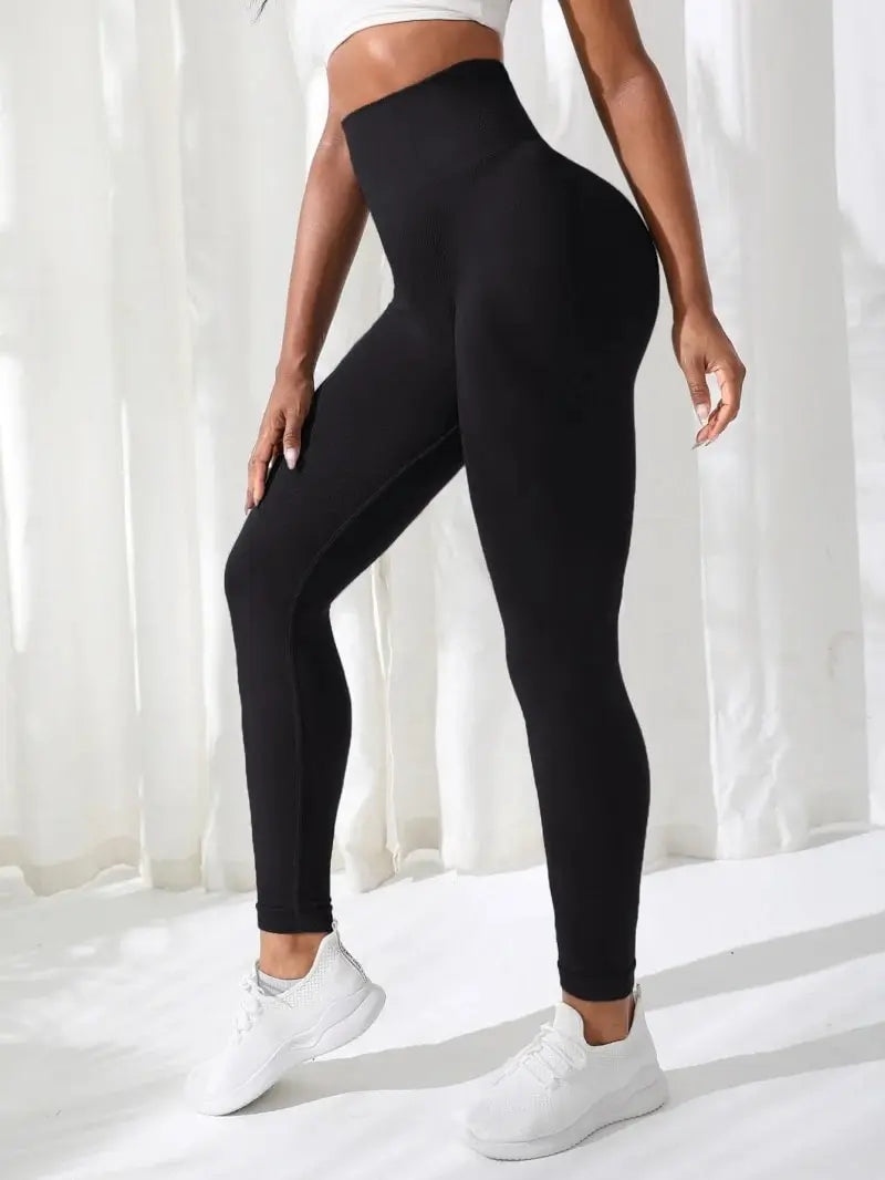 High‑Waist Compression Leggings — SculptFit Tummy‑Control & Workout Ready Pants