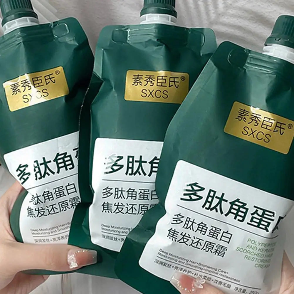 SXCS Hair Protein Treatment jar — protein repair mask for damaged hair