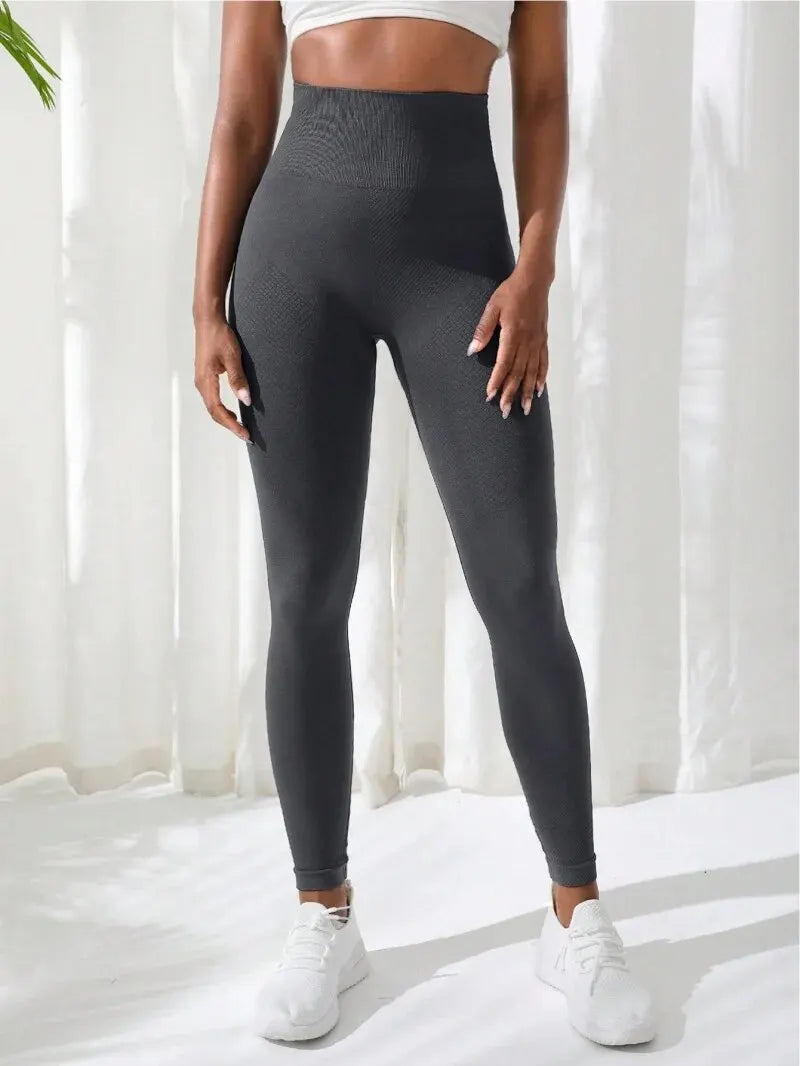 High‑Waist Compression Leggings — SculptFit Tummy‑Control & Workout Ready Pants